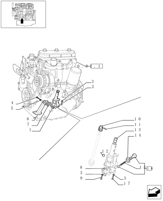 TN60A CORE-ENGINE OIL PUMP