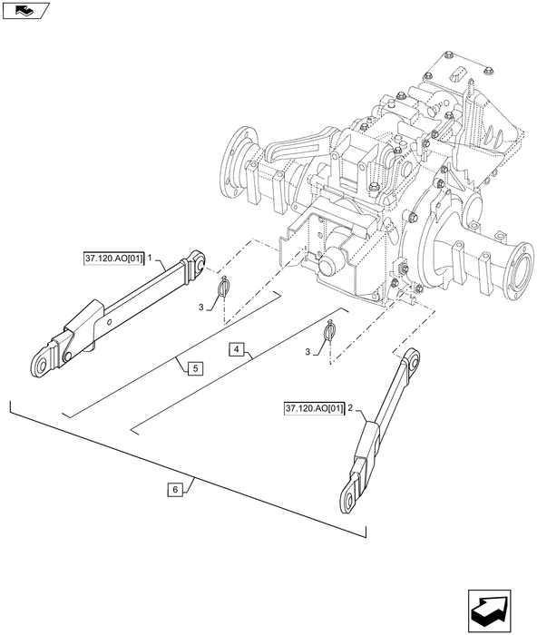 WM35(2) LOWER LINK