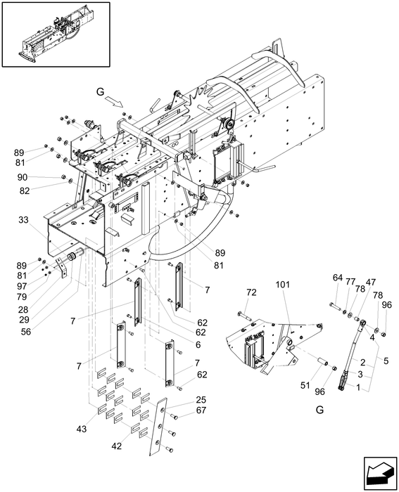 BC5070 SIDE RAIL