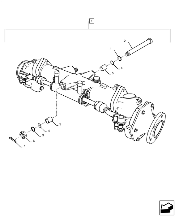 MT40336884 AXLE