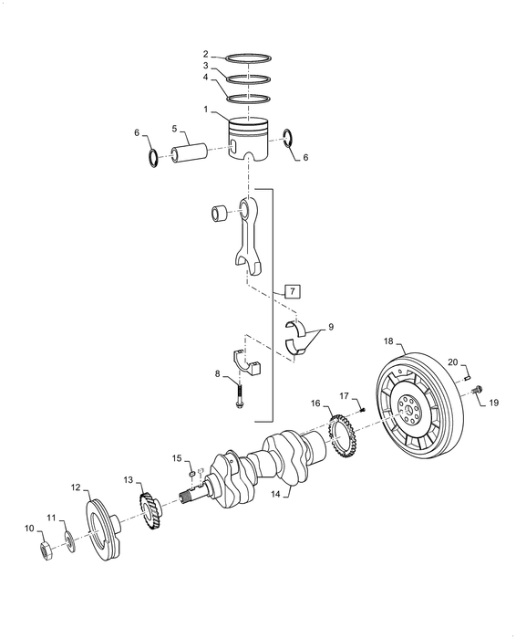 WM35 PISTON PIN