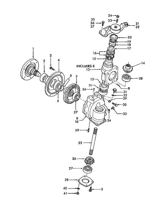 TC45A TAPERED BEARING