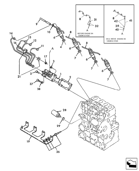 TC45 FUEL SYSTEM INJECTOR