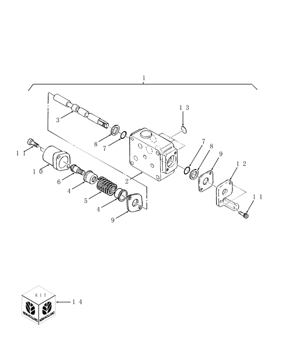 TC30 CAP engine component schematic and part list illustration