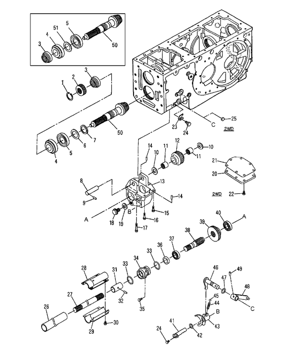 TC45 COUNTERSHAFT