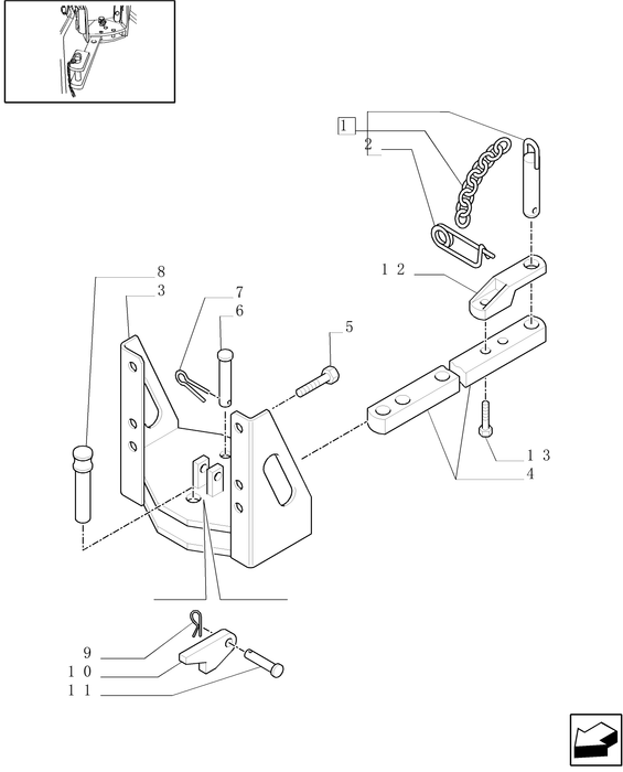 TN60A DRAWBAR