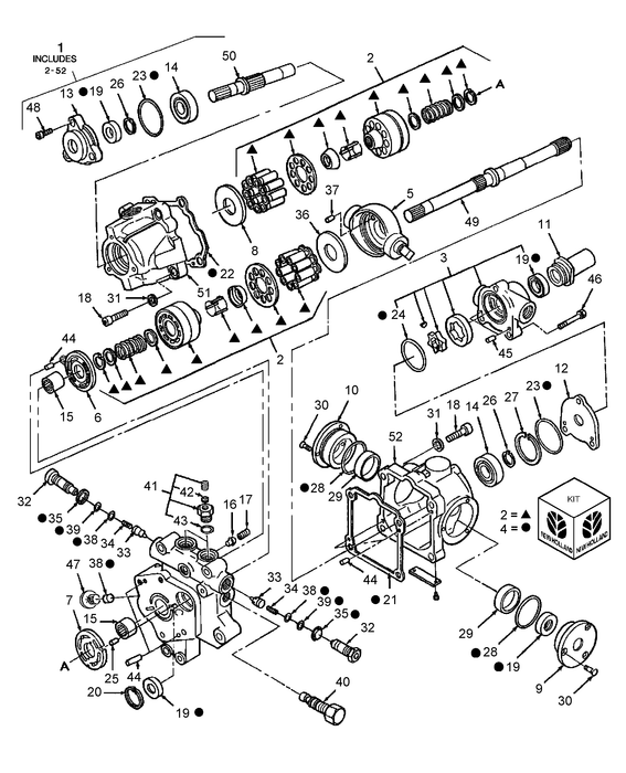 TC23DA HYDROSTATIC PUMP