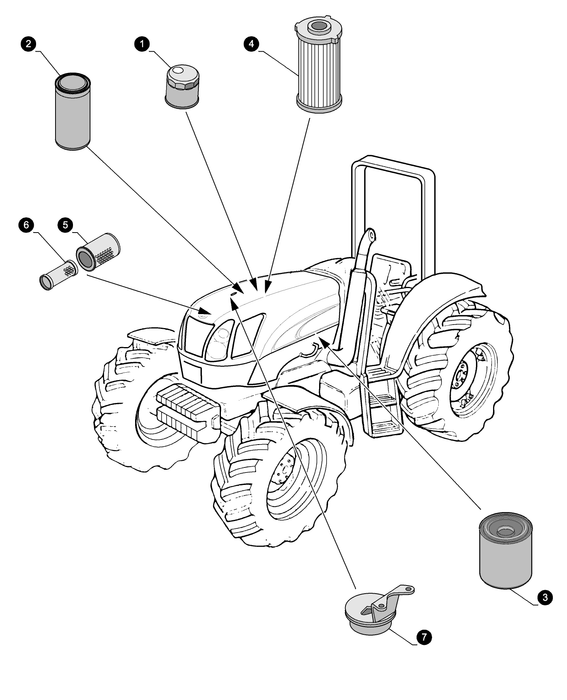 TC21DA HYDRAULIC OIL FILTER