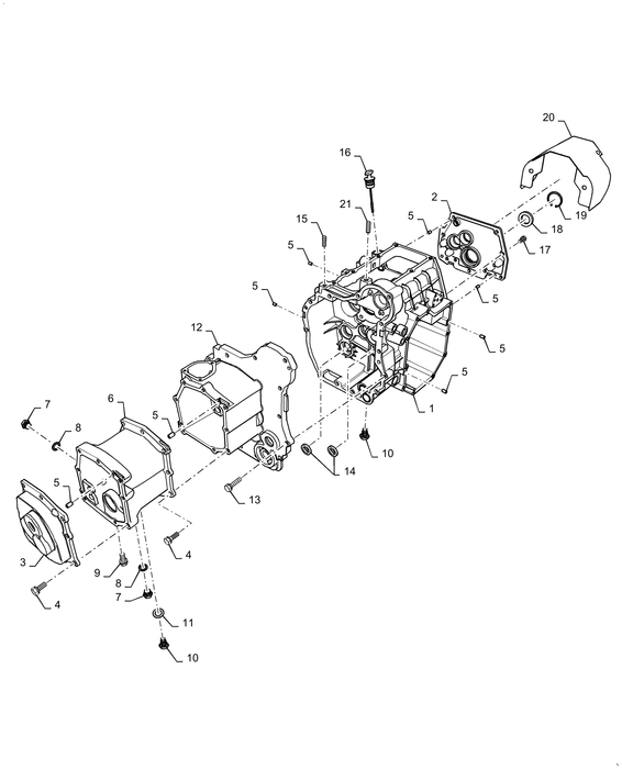 BM20 TRANSMISSION HOUSING