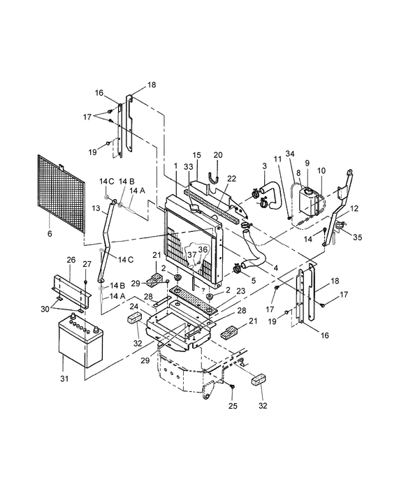 TZ22DA RADIATOR