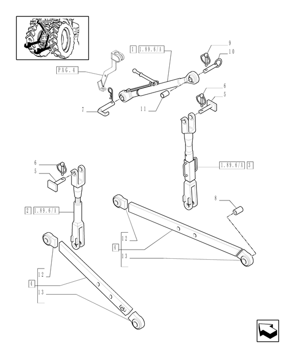 TN75A LIFT ARM