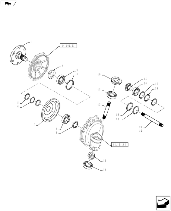 WM40 BEVEL GEAR