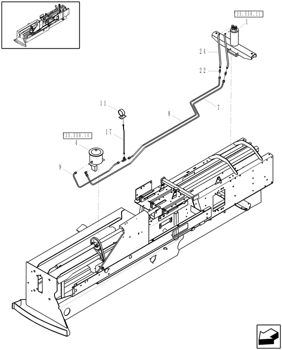 BC5070 HYD TUBE