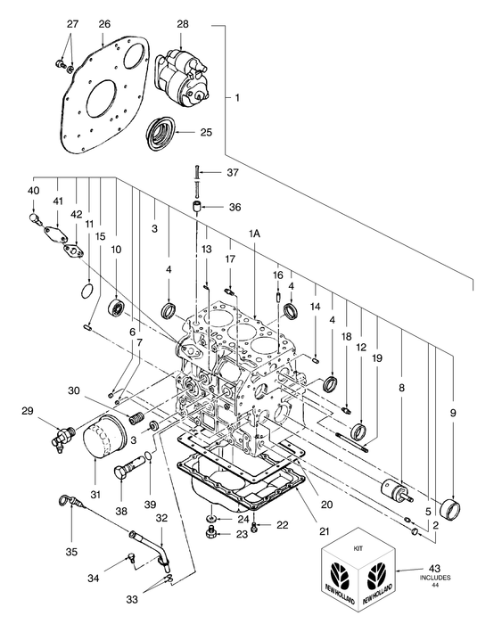 TC33DA ENGINE OIL PAN