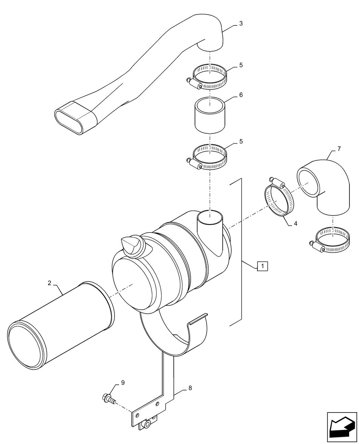 Boomer 25 PIPE | Part# MT40199859 — BRIM:PARTS_NEW-HOLLAND_1