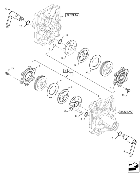 BM24 BRAKE ASSY.