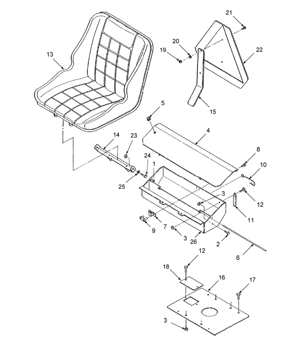 TC21DA DRIVER SEAT