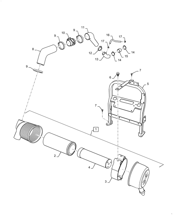 WM35 INTAKE AIR HOSE