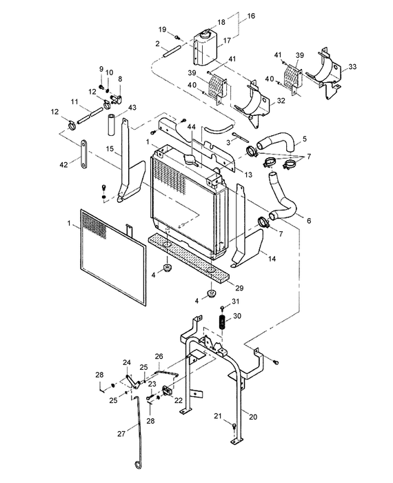 TC21DA RADIATOR