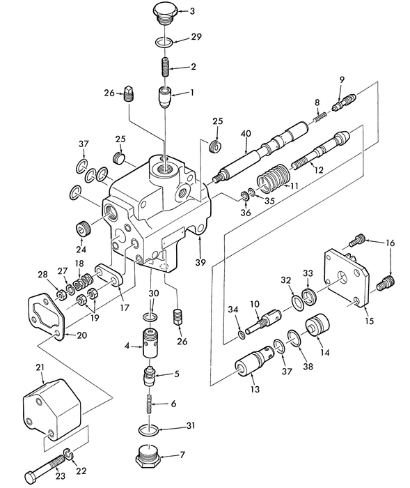 TC24DA PISTON SWIVEL HEAD