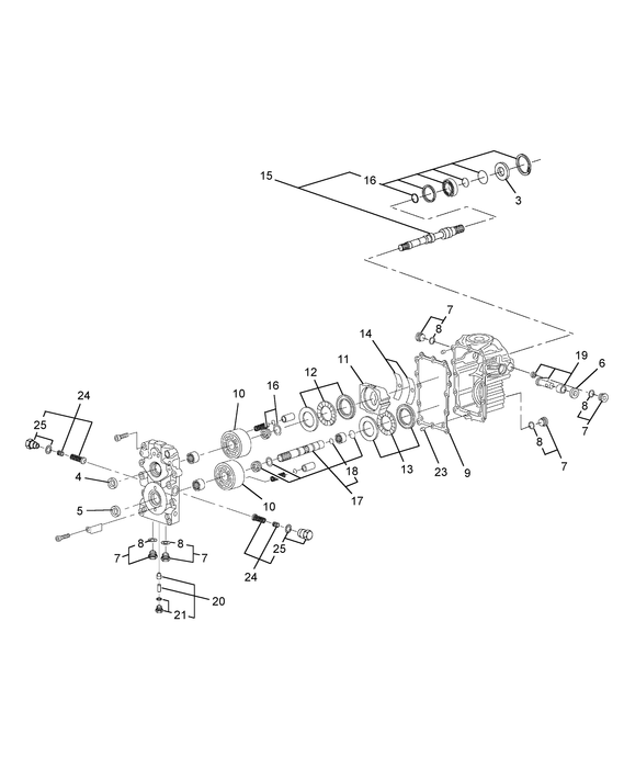 TZ22DA CORE-HYDROSTAT PUMP