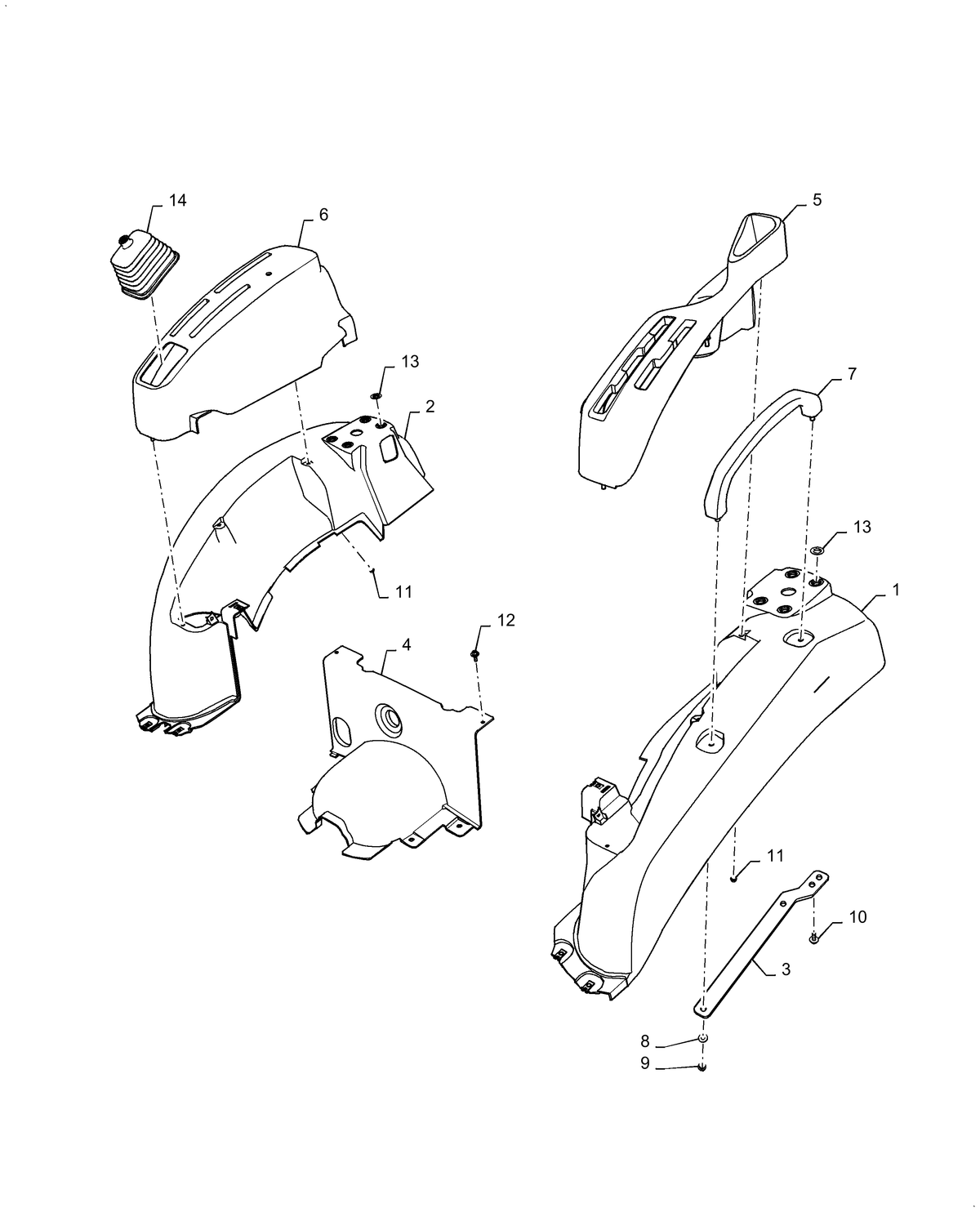 Boomer 25 LEVER GUIDE | Part# MT40254211 — BRIM:PARTS_NEW-HOLLAND_1