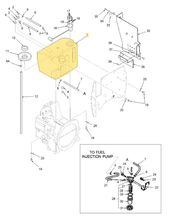 TC33DA FUEL TANK