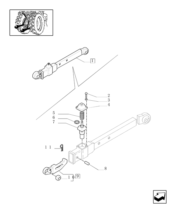 TN60A TRACK ROD END ASSY