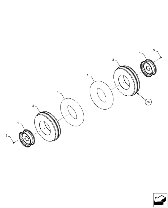 WM50 WHEEL ASSY