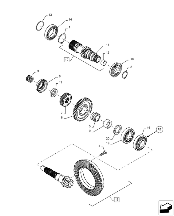 WM50 BEARING ASSY