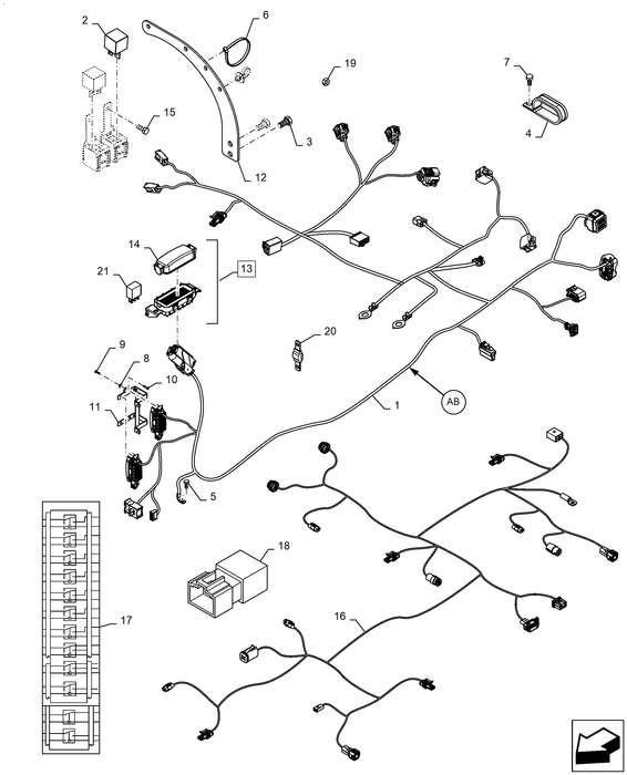 WM50 WIRE HARNESS