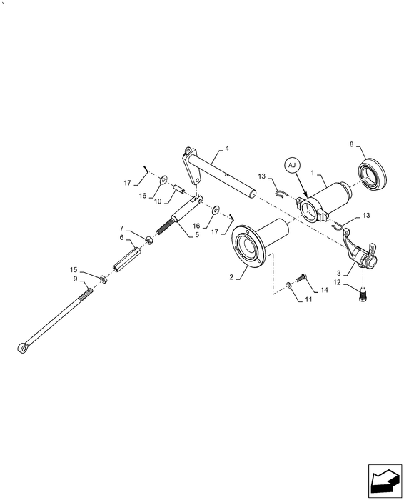 WM50 SHIFTER FORK