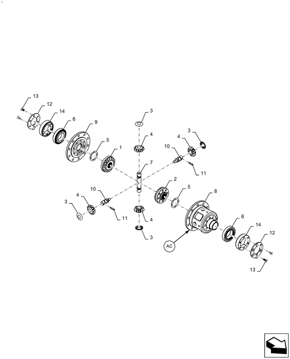 WM50 BEARING ASSY