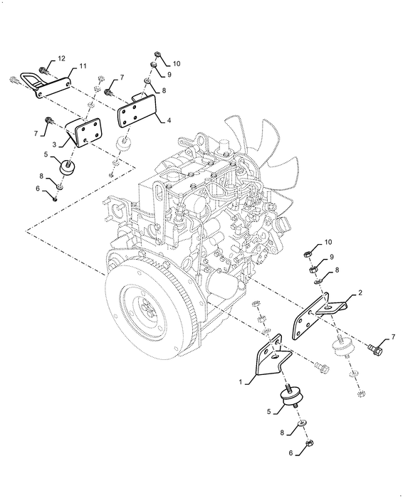MT40340791 ENGINE MOUNT