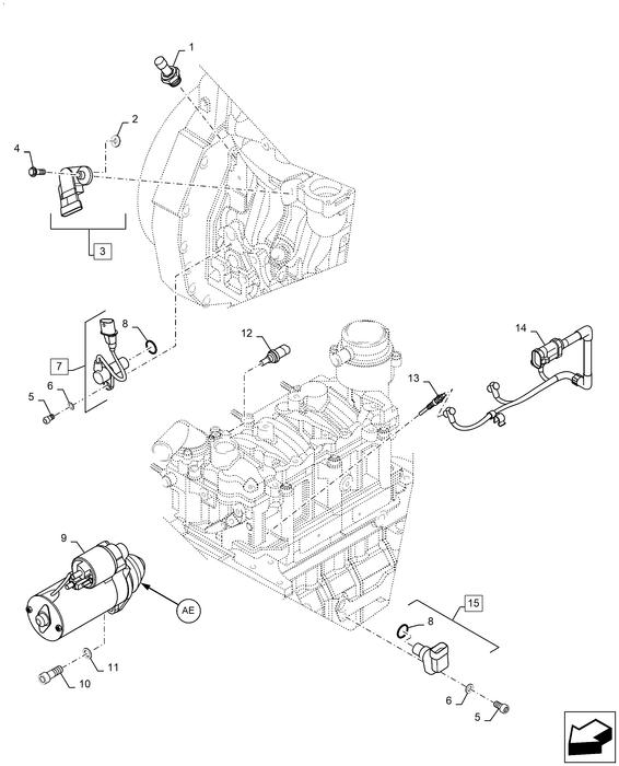 WM50 REMAN-STARTER