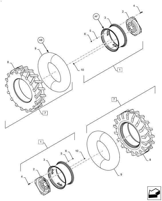 WM50 WHEEL ASSY