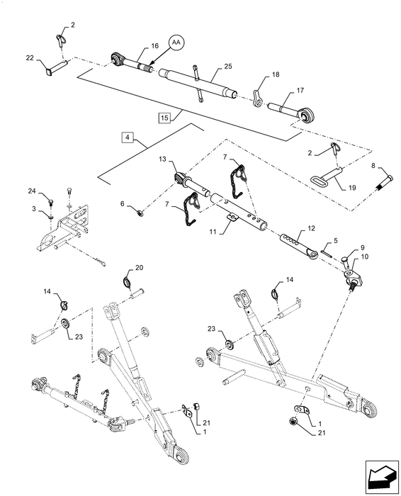 WM50 UPPER LINK