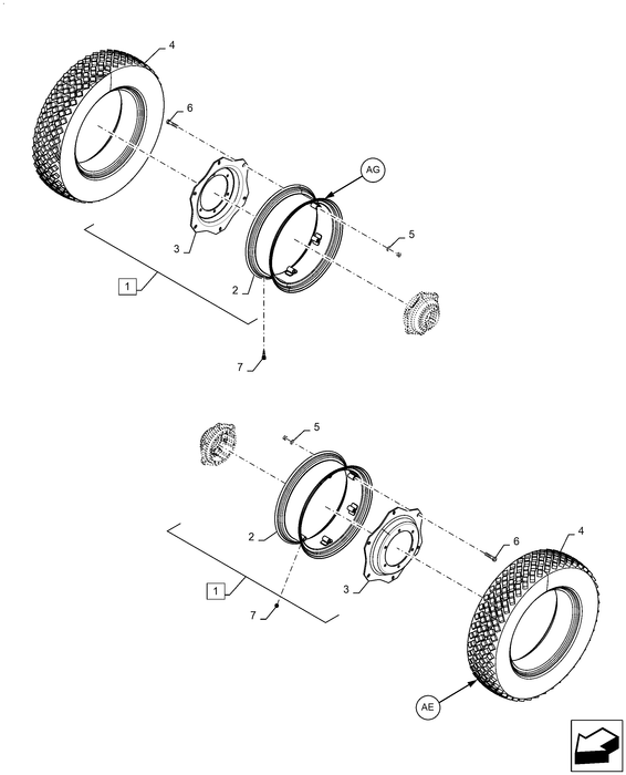 WM50 WHEEL ASSY