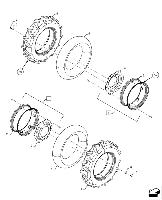 WM50 WHEEL ASSY