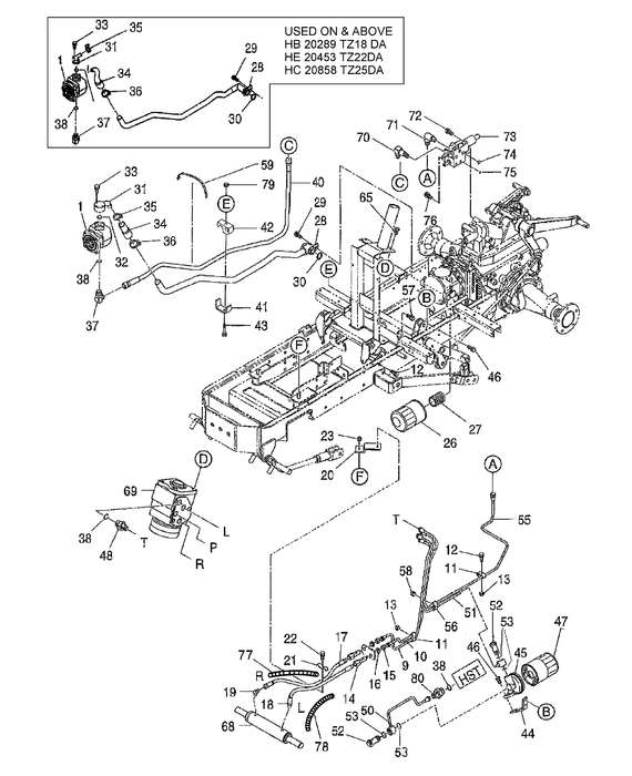 TZ22DA STEERING BOX