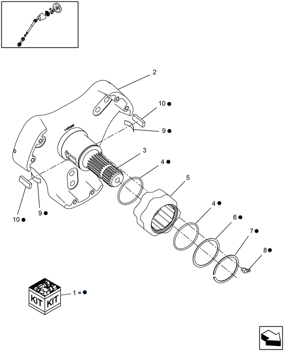 BC5070 CLUTCH OVERHAUL KIT
