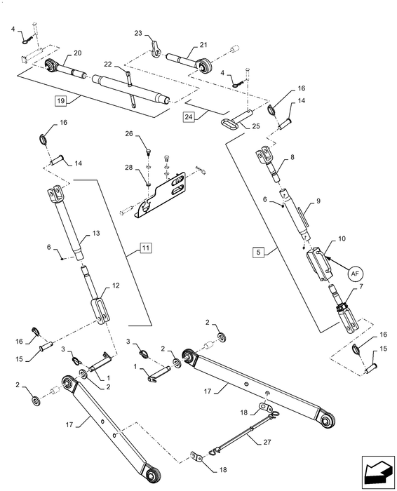 WM50 LOWER LINK