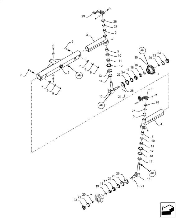 WM50 STEERING KNUCKLE