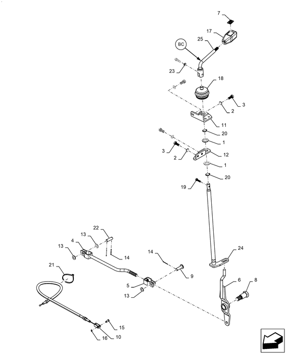 WM50 LEVER