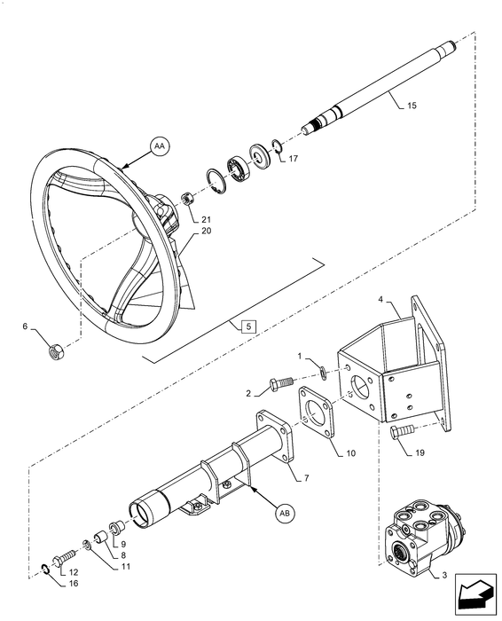 WM50 STEERING WHEEL