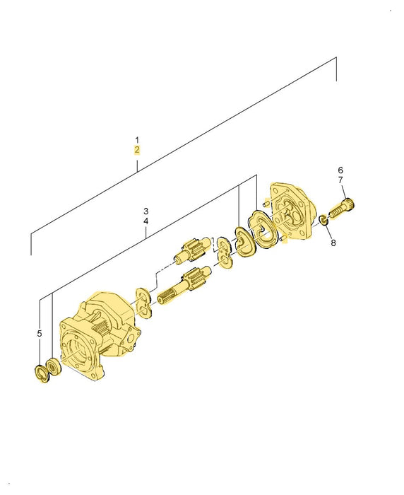 TC33DA REMAN-HYD PUMP