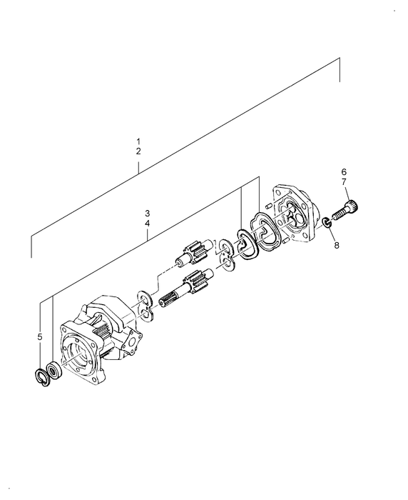 TC33DA CORE-HYDRAULIC PUMP