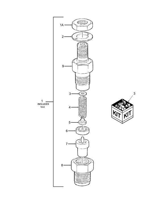 TC48DA REMAN-FUEL INJECTOR