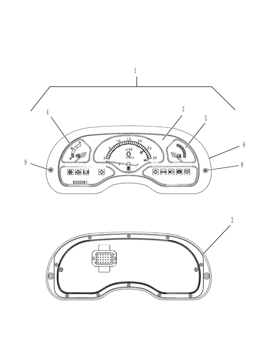 TC34DA INSTRUMENT PANEL