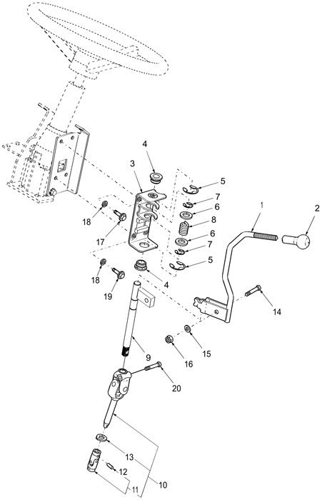 TC33DA CONTROL SHAFT